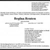 Klein Regina 1961-2001 Todesanzeige